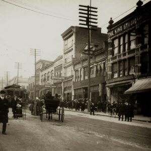 Vancouver - Old Streetcar on Hastings Street