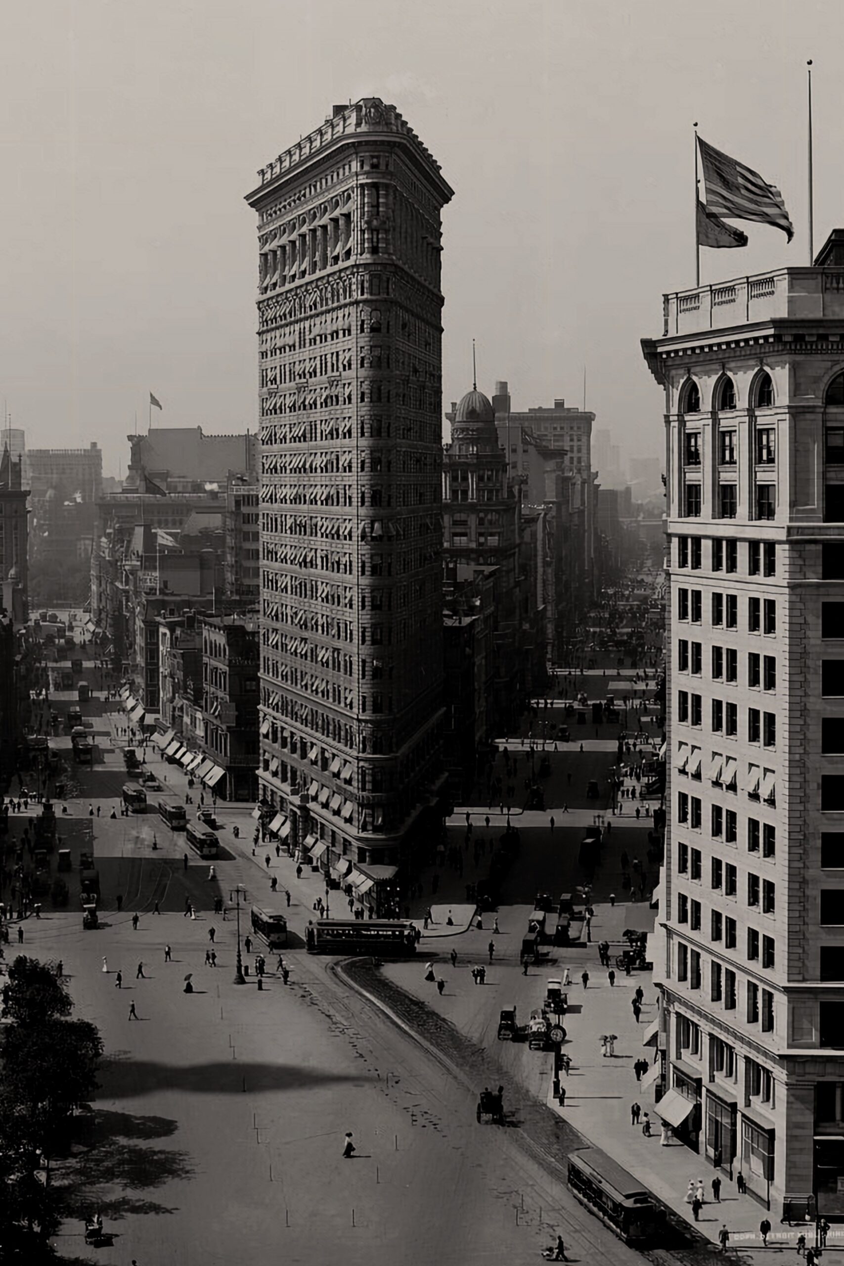 The Flat Iron Building in New York